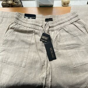 NWT Renuar 55%linen 45%cotton Pant Size XS